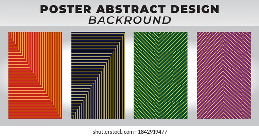 Afiche abstracto con distorsión de franjas onduladas. Fondo del degradado del vector. 3d y Efecto ligero. Plantilla mínima para la página Web. Composición de la línea ondulada azul para fondo, afiche, etc.