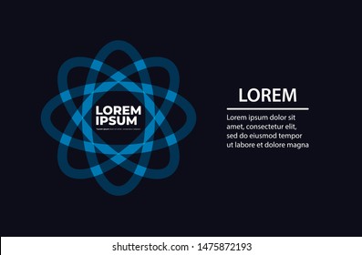 Abstract Poster Flower Template Design