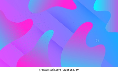 Abstract Poster. Fluid Layout. Gradient Website. Graphic Page. Wavy Landing Page. Multicolor Template. Color Minimal Background. Blue Vibrant Flyer. Magenta Abstract Poster