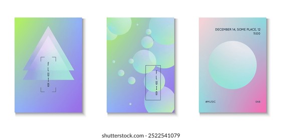 Pôster abstrato. Elementos digitais futuristas. Plano de fundo triangular. Placard Criativo. Design holográfico. Ilustração Brilhante Cyberpunk. Conjunto 3d roxo. Pôster abstrato azul
