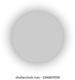 Abstract poster gray circle with a shadow. mesh effect banner. Grey symbol for design. eps10 vector illustration.