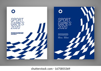 Abstract poster layout design for sport event. Graphic design for poster and flyer, brochure and card.