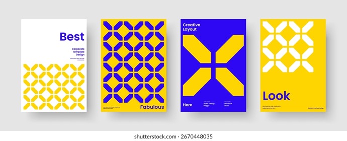 Abstract Poster Layout. Geometric Book Cover Template. Isolated Flyer Design. Background. Business Presentation. Brochure. Report. Banner. Journal. Advertising. Leaflet. Magazine. Notebook