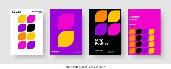 Disposição abstrata do cartaz. Modelo moderno de capa de livro. Design de Panfleto Geométrico. Brochura. Apresentação de negócios. Histórico. Faixa. Relatório. Diário. Catálogo. Revista. Identidade da marca. Panfleto