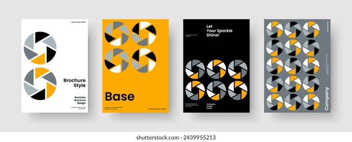 Abstraktes Poster-Layout. Moderne Berichtsvorlage. Isoliertes Buchcover-Design. Broschüre. Banner. Hintergrund. Flyer. Geschäftspräsentation. Portfolio. Handzettel In: Journal. Werbung. Broschüre. Merkblatt