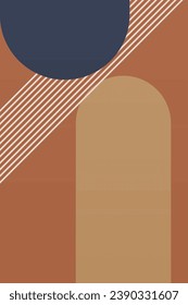 Abstract Poster, Mid Century Modern, Colorful Prints, Geometric Art Print, Geometric Shapes, Contemporary Print, Abstract Wall Art