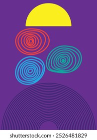 abstract poster modern art wall decoration