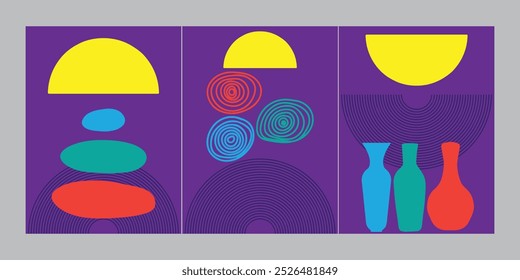 abstract poster modern art wall decoration