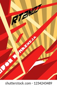 abstract poster with modern design
translation is 