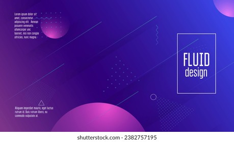 Abstract Poster. Space Vector Banner. Purple Vibrant Art. Business Fluid. Round Spectrum Template. Corporate Ui. Dark Landing Page. Pink Abstract Poster