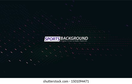 Abstract poster for sports. Graphic concept for your design