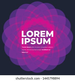 Abstract Poster Sun Template Design