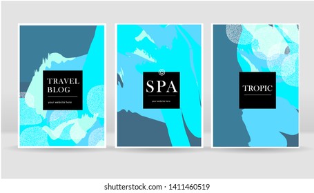 Abstract poster template. It can be used for posters, cards, flyers, brochures, magazines and any kind of cover. EPS 10