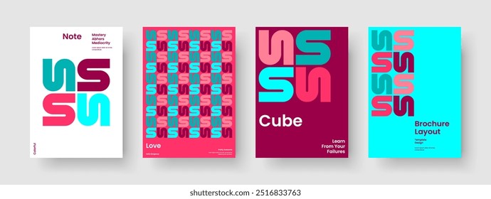 Abstrakte Postervorlage. Geometrisches Buchdeckeldesign. Modernes Broschüren-Layout. Geschäftspräsentation. Banner. Hintergrund. Flyer. Bericht. Newsletter. Notebook. Werbung. Erfassung Packungsbeilage. Katalog