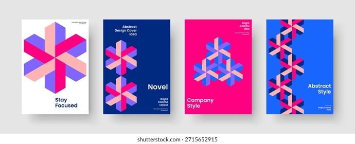 Plantilla Abstractas del cartel. Diseño de informe geométrico. Diseño de volante aislado. Folleto. Presentación de Negocios. Anuncio. Portada de libro. Antecedentes. Revista. Identidad de marca. Folleto. Boletín informativo. Catálogo