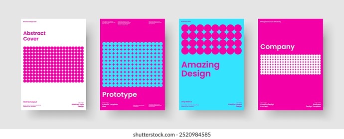 Plantilla Abstractas del cartel. Diseño de presentación empresarial aislado. Diseño de Reporte Creativo. Anuncio. Folleto. Volante. Antecedentes. Portada de libro. Cartera. Folleto. Publicidad. Boletín informativo. Catálogo