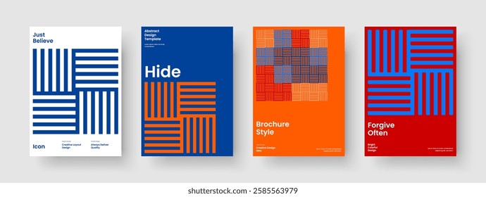 Abstract Poster Template. Isolated Flyer Layout. Geometric Book Cover Design. Banner. Report. Brochure. Business Presentation. Background. Journal. Catalog. Pamphlet. Notebook. Advertising. Leaflet