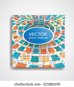 Abstract Poster Template. Modern Brochure Design  Vector Illustration. 