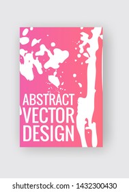 Abstract poster templates. Colorful gradient threads composition. Abstract vector banner illustration.