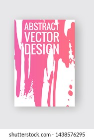 Abstract poster templates. Colorful gradient threads composition. Abstract vector banner illustration.