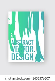 Abstract poster templates. Colorful gradient threads composition. Abstract vector banner illustration.