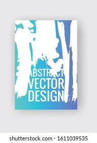 Abstract poster templates. Colorful gradient threads composition. Abstract vector banner illustration.