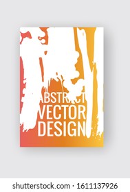 Abstract poster templates. Colorful gradient threads composition. Abstract vector banner illustration.