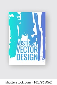 Abstract poster templates. Colorful gradient threads composition. Abstract vector banner illustration.