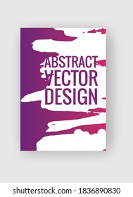 Resumen de plantillas de afiches. Composición de subprocesos degradados coloridos. Ilustración de la pancarta vector abstracta.