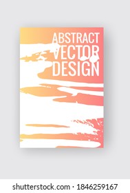 Abstract poster templates. Colorful gradient threads composition. Abstract vector banner illustration.