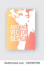 Resumen de plantillas de afiches. Composición de subprocesos degradados coloridos. Ilustración de la pancarta vector abstracta.