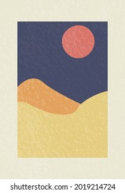 abstract poster with a texture with simple shapes