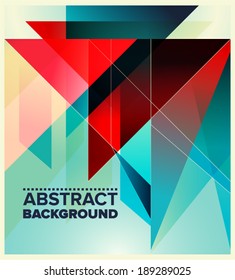 Abstract poster. Vector EPS 10