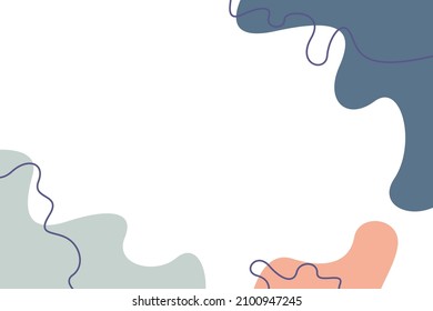 Afiches abstractos conjuntos de arte con ilustraciones vectoriales de estilo. Perfecto para tarjetas de felicitación, afiche, banner, publicación en medios sociales, feed, historia, flota.