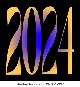 Diseño de afiches abstractos 2024. Plantilla de año nuevo brutal. Cartel moderno. Ilustración mínima vectorial con el logotipo tipográfico Ucrania. Fondo moderno minimalista para portada, pancarta y tarjeta