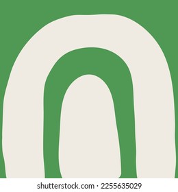 Abstrakte Poster. Vorgefertigter Hintergrund, Karte. Handgezeichnete Trippy-Symbole. Moderne Kunst. Trendy Vektorgrafiken. 