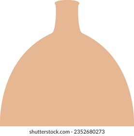 Abstract pottery recolorable vector element