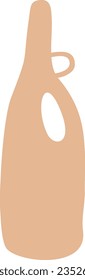Abstract pottery recolorable vector element