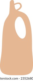 Abstract pottery recolorable vector element