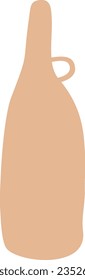 Abstract pottery recolorable vector element