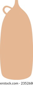 Abstract pottery recolorable vector element
