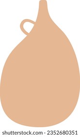 Elemento vector recolorable de alfarería abstracta