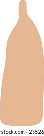 Abstract pottery recolorable vector element