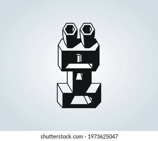 abstract pre-Columbian objects from tribes in Colombia
