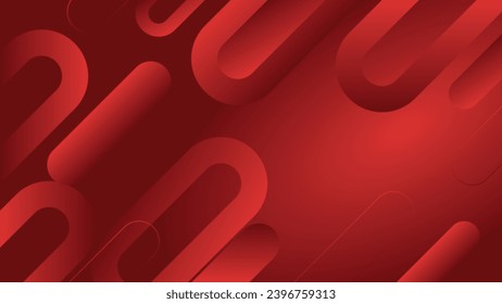 Abstract Premium background 3d shape isolated red background. Modern futuristic graphic design element. suitable for presentation background