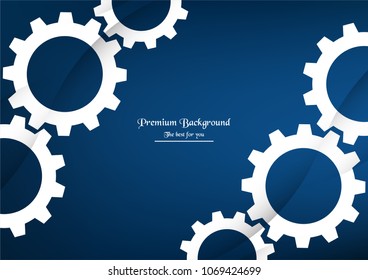 Abstract premium background in blue tone. Template design for presentation, book cover, web banner.