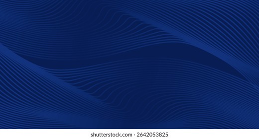 Abstract premium background design with diagonal dark blue line pattern. Vector template for digital luxury simple abstract art