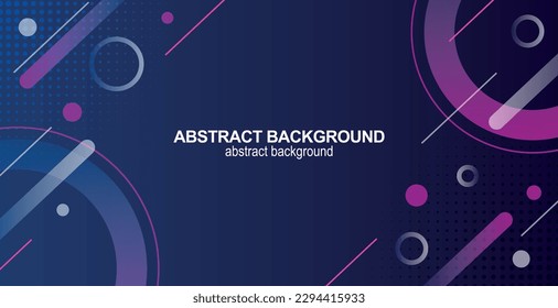 Abstract Premium Blue Background Design. Line Shape and Gradient Vector Background. Full Changeable Vector. Dark Blue.
