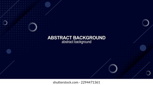 Resumen Diseño de fondo azul premium. Forma de línea y fondo vectorial gradiente. Vector completamente cambiable. Azul oscuro. Banner web 