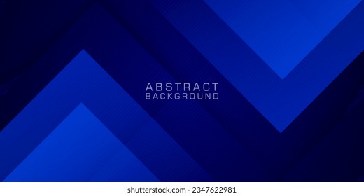 Abstract premium geometric futuristic background with dark blue background design. Overlap triangle pattern. Eps10 vector